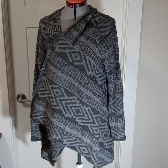 WAREHOUSE ONE Large Cardigan Gray - Picture 4 of 5
